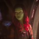 Zoe Saldana as Gamora in Avengers: Infinity War.